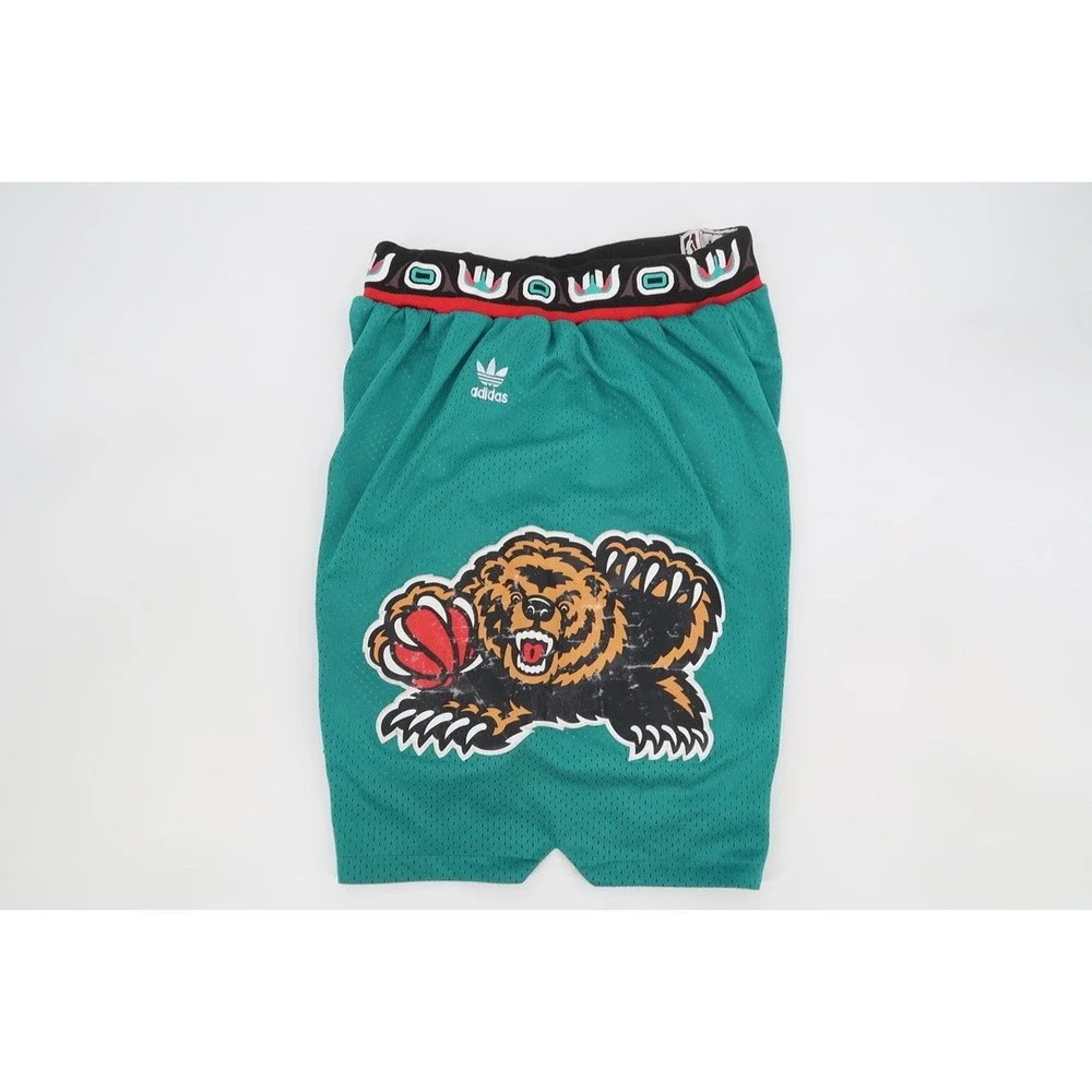 Adidas Memphis Grizzlies NBA Shorts Mens Large Teal‎ Swingman Basketball